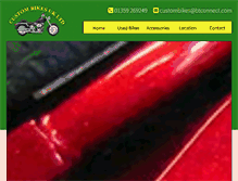 Tablet Screenshot of custombikesonline.co.uk